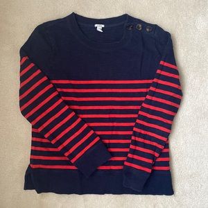 J CREW nautical theme sweater